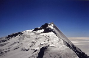 El monte Vinson en la Antártida