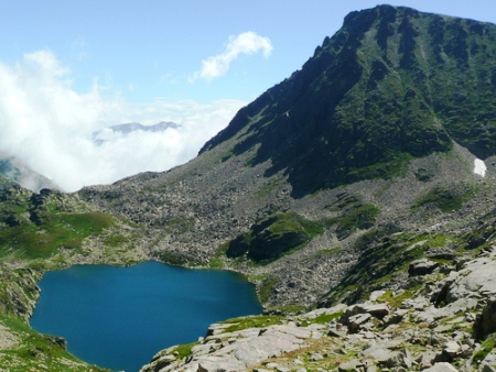 Estany de l'alba desde el Collado del Alba