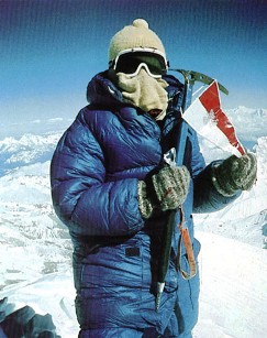 Wanda rukiewticz en el Everest