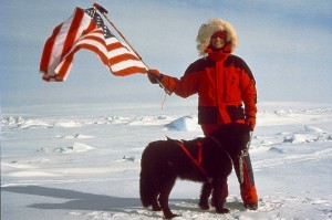 En el Polo Norte, Helen Thayer y su perro