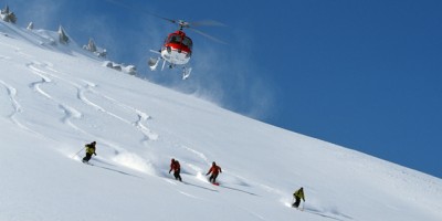 heliskiing