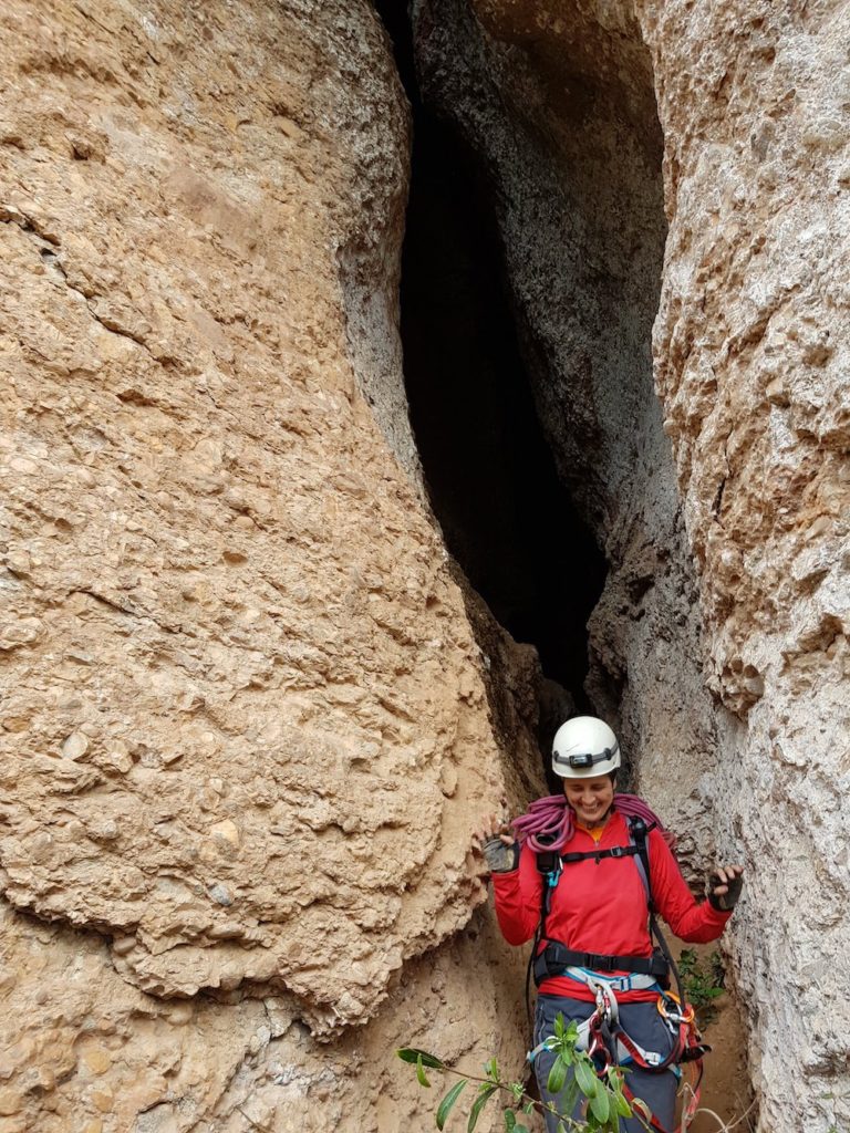 clot dels cargols ferrata del lloro pou de la portella montserrat