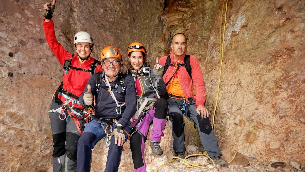 clot dels cargols ferrata del lloro pou de la portella montserrat