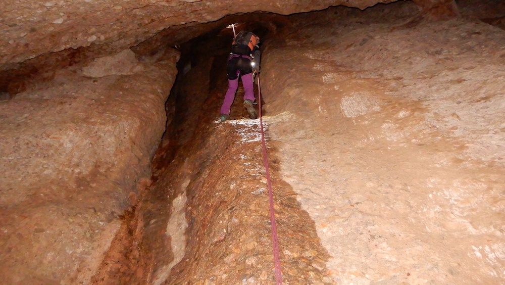 clot dels cargols ferrata del lloro pou de la portella montserrat