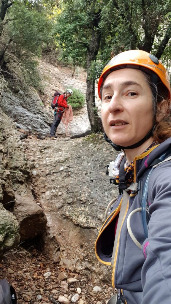 clot dels cargols ferrata del lloro pou de la portella montserrat