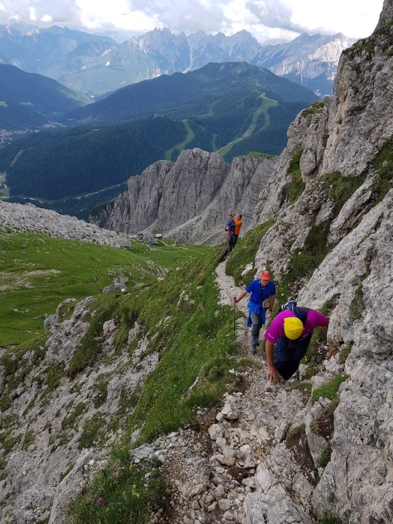 CIVETTA POR LA FERRATA DEGLI ALLEGHESI