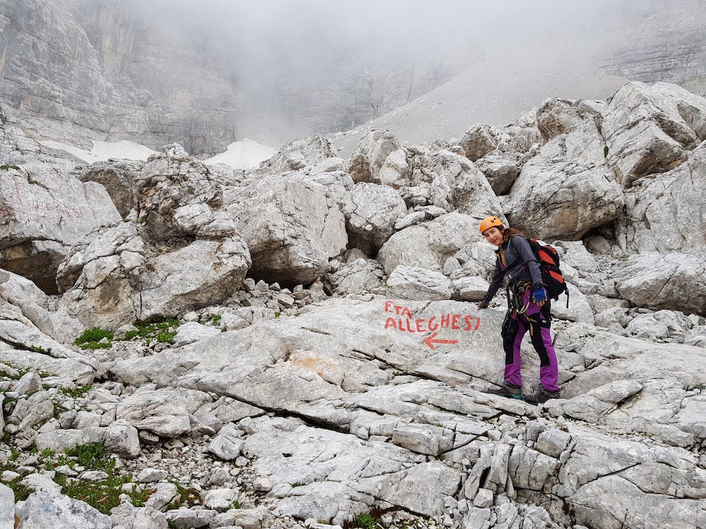 CIVETTA POR LA FERRATA DEGLI ALLEGHESI