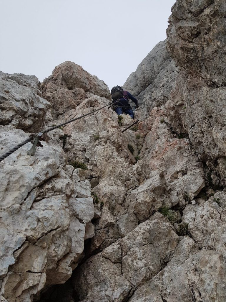 CIVETTA POR LA FERRATA DEGLI ALLEGHESI