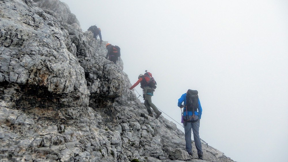 CIVETTA POR LA FERRATA DEGLI ALLEGHESI