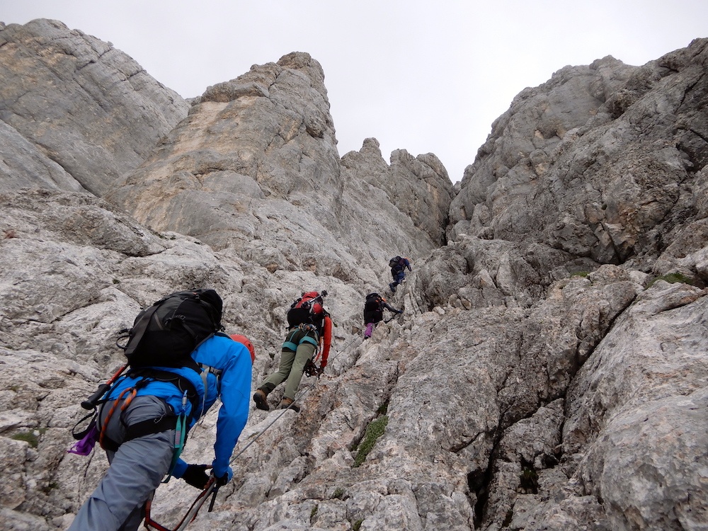 CIVETTA POR LA FERRATA DEGLI ALLEGHESI