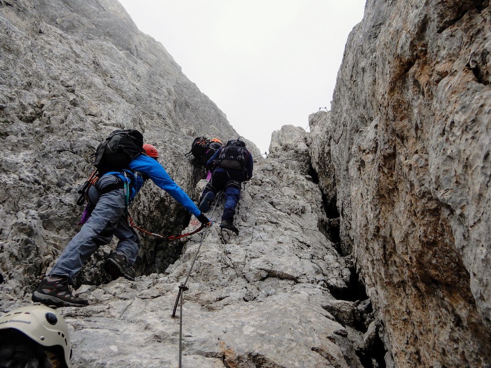 CIVETTA POR LA FERRATA DEGLI ALLEGHESI