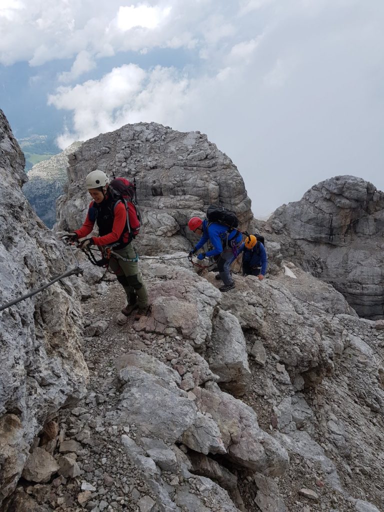 CIVETTA POR LA FERRATA DEGLI ALLEGHESI