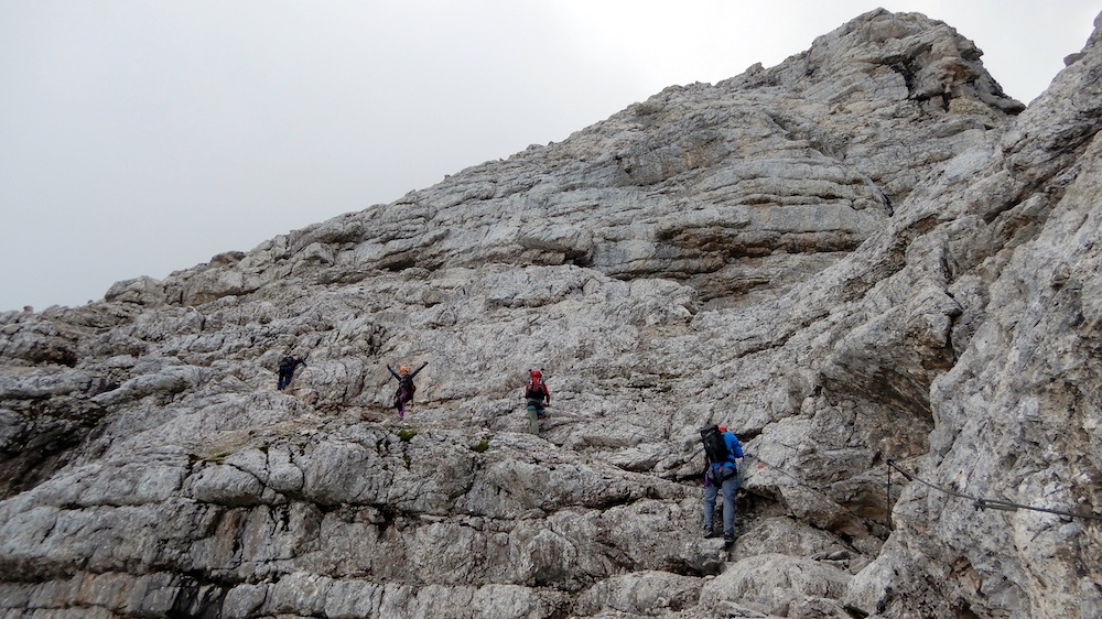 CIVETTA POR LA FERRATA DEGLI ALLEGHESI