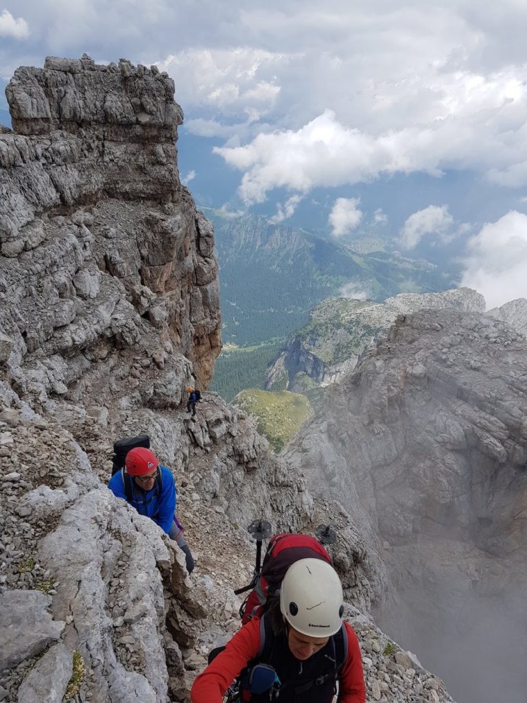 CIVETTA POR LA FERRATA DEGLI ALLEGHESI