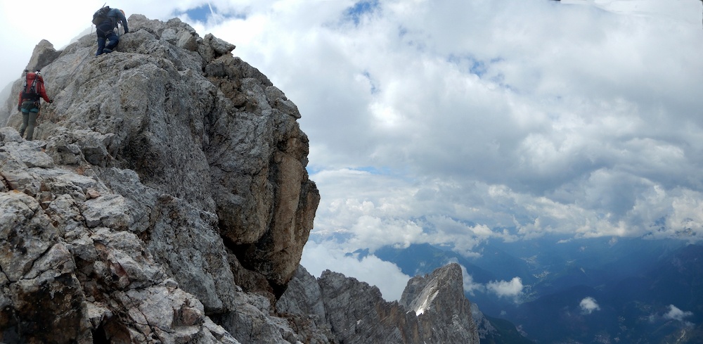 CIVETTA POR LA FERRATA DEGLI ALLEGHESI