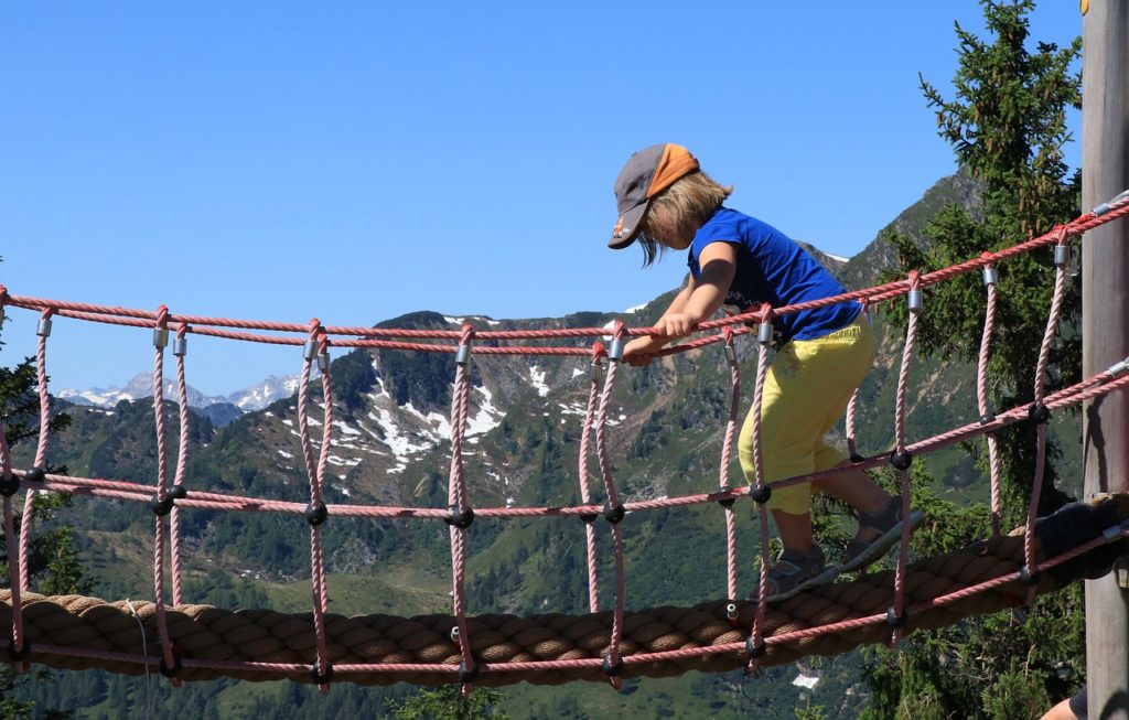 Actividades en la montaña con niños